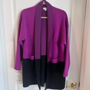 Autumn Skye Women's Open Purple Sweater Size M